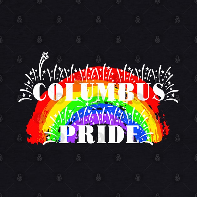 Columbus Gay Pride Rainbow by tropicalteesshop